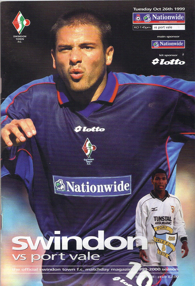 <b>Tuesday, October 26, 1999</b><br />vs. Port Vale (Home)